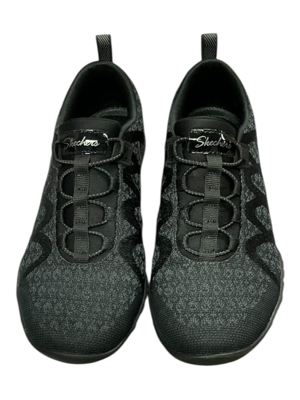 Skechers - NEW - Women's Black Knit Slip-On Sneakers